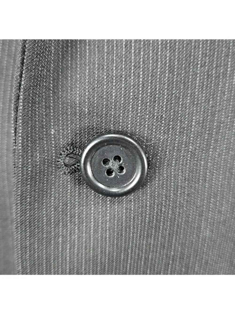 Alfani Black 100% Wool Slim Fit 2 Button Vented Notch Blazer Sport Coat 42L